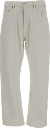 A Gold E Chalk White Magnus Non-Stretch Denim Jeans