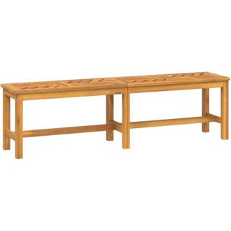 vidaXL Vidaxl - Banco De Jard&iacute;n Madera Maciza De Acacia 150 Cm