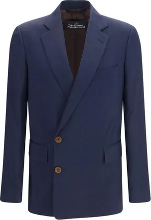 Vivienne Westwood Wool Oves Aries Full-Length Mens Jacket