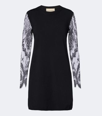 Valentino Lace-trimmed minidress