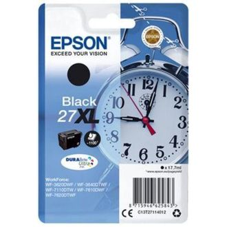 Epson Alarm Clock Singlepack Black 27xl Durabrite Ultra Ink