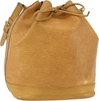 Louis Vuitton Petit Noe Nm Epi Leather Yellow Leather Handbag (Pre-Owned)
