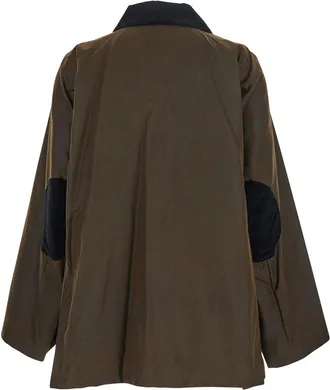 Toteme Womens Jacket With Corduroy Collar Brown Organic Cotton Coat