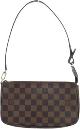 Louis Vuitton Pre-owned Vintage Pochette - Dames - Vintage Schoudertas - Bruin - ONE Size - Vintage