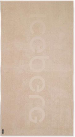Iceberg Strandlaken - Heren - Handdoeken - Beige - ONE Size - Katoen - Home