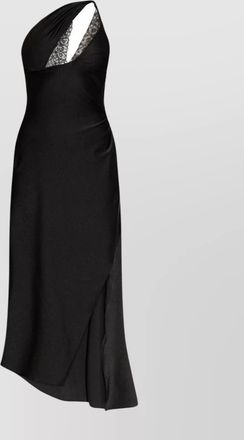 Coperni lace detail one-shoulder dress