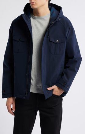 Pendleton Depoe Bay Hooded Rain Jacket in Midnight at Nordstrom, Size Large
