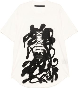 Julius T-shirt con stampa grafica - Bianco