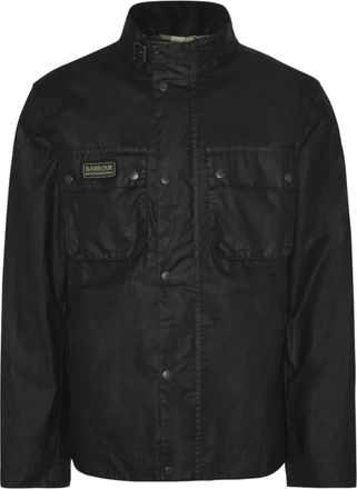 Barbour Jassen, Heren, Zwart, XL, Zwarte jassen voor internationale stijl