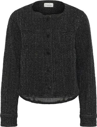 MY ESSENTIAL WARDROBE Light Jackets, female, Black, Size: 2XL MWEsme 178 Short Jacket