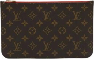 Louis Vuitton Pre-owned Clutches, female, Brown, Size: ONE SIZE Pre-owned Canvas Clutch