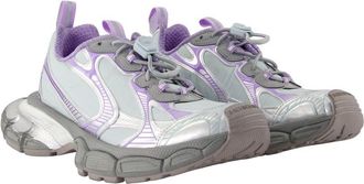 Balenciaga Womens Nylon Hybrid Sole Sneaker Gray