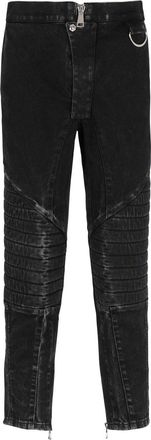 Balmain cropped skinny jeans - men - Cotton/Elastane - 30 - Black