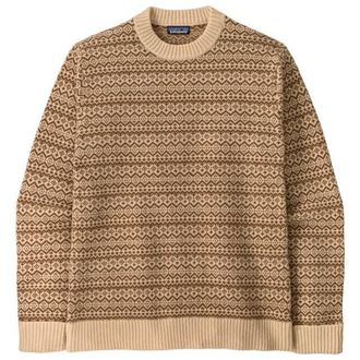 Patagonia Recycled Wool Sweater Pullover f&uuml;r Herren | beige
