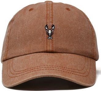 Dalix Lobster Dad Cap in Washed Orange at Nordstrom