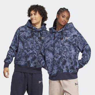 adidas adidas Performance Unisex x Parley Hoodie (Gender Neutral) - Silver Cotton - Size X-Small