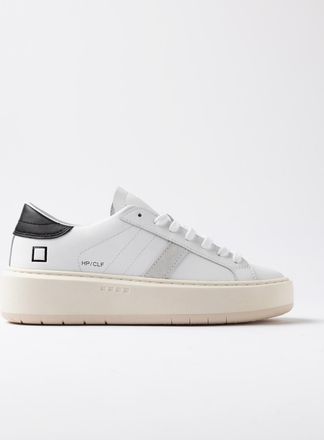D.A.T.E. hill platform calf white-black