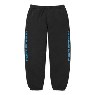 SUPREME FW26 Washed Logo Sweatpant Black FW26P75-BLK