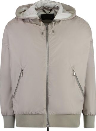 Moorer Guendalina Bomber Jacket In Technical Fabric