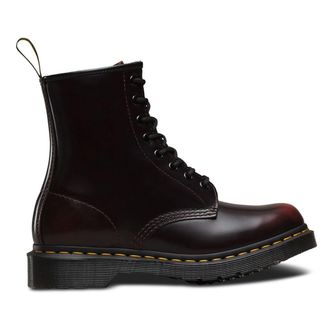 Dr. Martens 1460 8 Eyelet Arcadia Leather Womens Lace Up Boots - Red - Size:UK 6.5