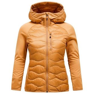 Peak Performance Helium Down Hybrid Hood Daunenjacke f&uuml;r Damen | orange