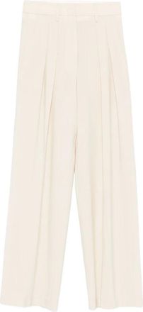Forte_Forte Dames, Broeken, Beige, Maat: 3XS
