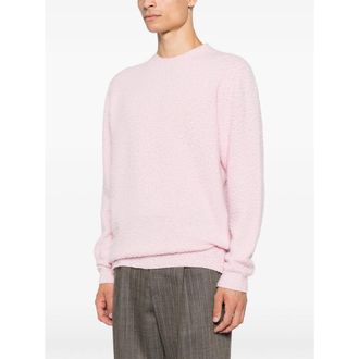 Scaglione Boucl&eacute; Wool Sweater - Pink