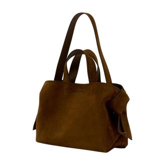 Acne Studios Unisex Musubi Tote Brown Calfskin