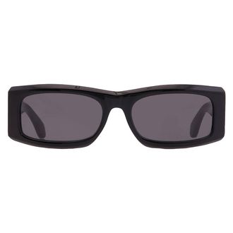 Ferragamo Dark Grey Rectangular Mens Sunglasses SF2012S 001 57