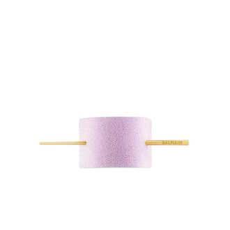 Balmain Accessories, female, Purple, ONE SIZE, Crystal Hair Clip in Light Pink