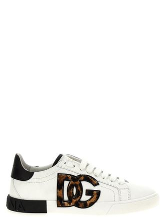 Dolce & Gabbana Multicolor Calfskin Low Top Womens Sneakers