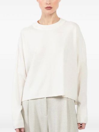 Dusan crew-neck sweater - Wit