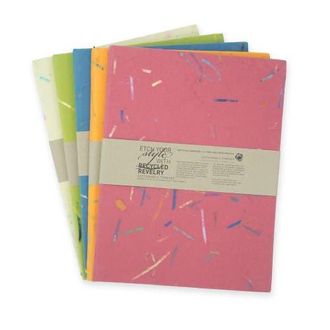 Sustainable Threads Double Photo Frames Handmade Upcycled Tree-Free Paper - Set of 5 in Strokes at Nordstrom, Size 4Ft 0In X 6Ft 0In