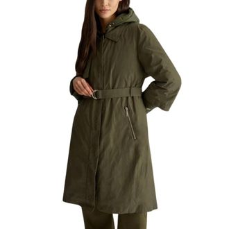 Liu Jo Gewatteerde Nylon Jas - Dames - Parka Jassen - Groen - M - Nylon - Jassen
