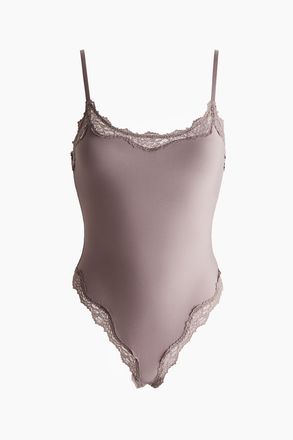 H&M Mikrofaser-Body mit wattierten Cups - Pink