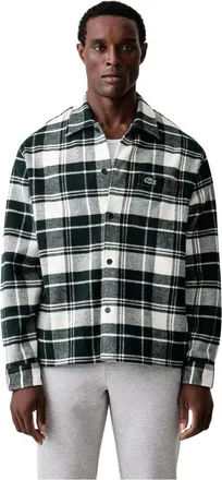 Lacoste Katoenen Overshirt met Ruitpatroon - Heren - Overhemden - Veelkleurig - Maat: 2XL Katoen