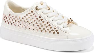 Karl Lagerfeld Caswell Platform Sneaker in Cream at Nordstrom, Size 8.5