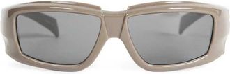 Rick Owens Rick Zonnebrillen - unisex - Zonnebrillen - Grijs - ONE Size - Nylon - Accessoires
