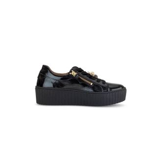 Gabor Womens Schwartz Platform Sneaker In Bumblebee Black Gold
