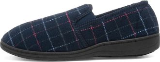 Jo & Joe Rupert Mens Navy Wide Fit Slipper - Size 10 UK - Blue