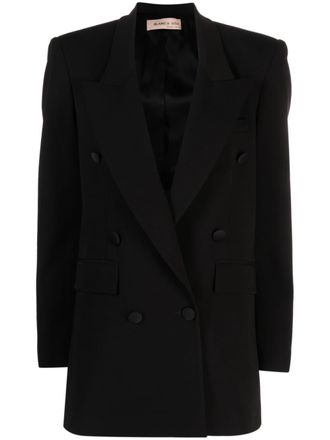 Blanca Vita Blazer Glicy doppiopetto - Nero