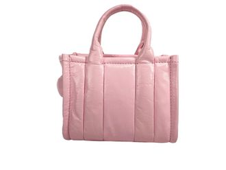 Marc Jacobs Patent Leather Crinkle Tote Bag - Pink