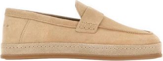 Hogan Su&egrave;de Mocassins met Unieke Zool - Dames - Loafers - Beige - 36 1/2 EU - Su&egrave;de - Schoenen