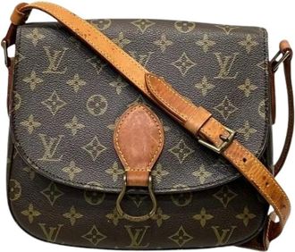 Louis Vuitton Pre-owned Cross Body Bags, female, Brown, Size: ONE SIZE Pre-owned Vintage Canvas Crossbody Bag