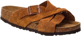 Birkenstock Lugano Soft Footbed Suede Sandal