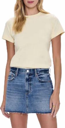 Pistola Denim Daisy Low Slung Mini Skirt In Spectacle