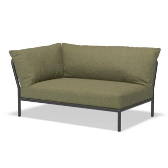 Houe Level 2 Sofa, links, dark grey / leaf
