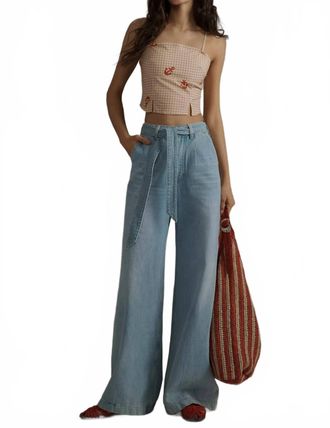 Scotch & Soda The Wave Wide Leg Jean - 34 In Luna