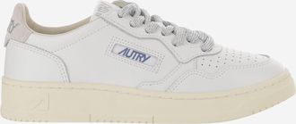 Autry Womens Sneakers Medalist Low Leather White Leather-Rubber Trainers Leather/rubber