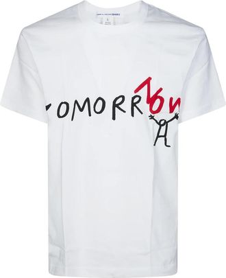 Comme Des Gar&ccedil;ons T-Shirts - Heren - T-shirts - Wit - L - Tops